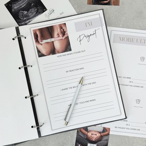 Journal de grossesse bosse à la naissance livre de mémoire hebdomadaire Tracker journal de maternité <span class=keywords><strong>album</strong></span> souvenir pour les femmes enceintes - Product Image 4