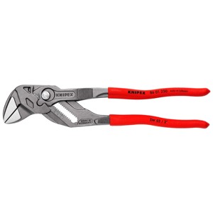 Alicates y llave KNIPEX 86 01 250 SB: Alicates y llave en una sola herramienta con revestimientos plásticos adheridos antideslizantes - Product Image 1
