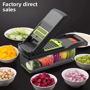 Cortador de Verduras Multifuncional de 16 Piezas, Rebanador y Picador de <span class=keywords><strong>Cocina</strong></span>, Rallador de Frutas y Verduras - Product Image 3