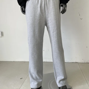 MP853 400GSM Straight Leg Heavyweight <strong>Oversized</strong> <strong>Jogger</strong> Custom Embroidery Fleece Pants Knit Pants Men's Baggy Wide Leg Sweatpants - Product Image 3