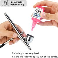 Ensemble de peinture aérographe MEEDEN, 60 couleurs, 30 ml, peinture acrylique de qualité supérieure, avec diluants, prêt à pulvériser, kit de peinture aérographe