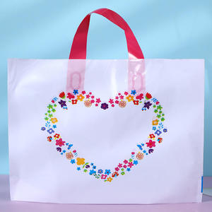 Gracias Bolsas Mailer Marca Reciclable HDPE Bolsas de compras de plástico Mango de longitud de mano para ropa y zapatos Calcetines Uso al por menor - Product Image 4