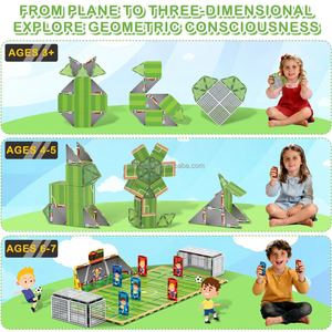 Jeux de fête personnalisés pour enfants, jeu de football avec figurines, tuiles magnétiques, briques de construction compatibles - Product Image 4