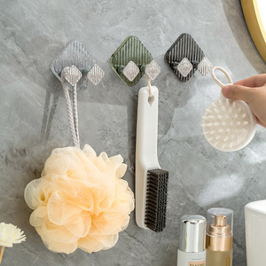 Adhesive <b>Wall</b> <b>Hooks</b> With Removable Design For Bathroom Storage And Organization - Product Image 1