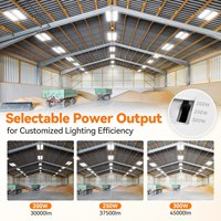 Prix d'usine, adapté à l'installation sur le plancher des ateliers typiques, hauteur de 40 pieds, éclairage linéaire LED haute puissance 300W