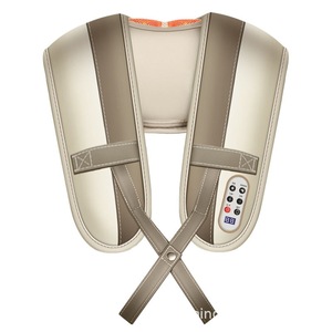 Neck Shoulder Massager With Heat Therapy Infrared Massage For Back Waist And Neck Plug In PU Leather Material - Product Image 5