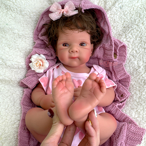 Exquisitas muñecas Reborn <span class=keywords><strong>de</strong></span> silicona sólida con pelo <span class=keywords><strong>corto</strong></span> para niños pequeños, regalo <span class=keywords><strong>de</strong></span> <span class=keywords><strong>cumpleaños</strong></span> para recién nacidos <span class=keywords><strong>de</strong></span> 19 pulgadas, precio al por mayor - Product Image 2
