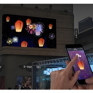 เกมผนัง LED แบบอินเทอร์แอคทีฟกลางแจ้งสำหรับงานอีเวนต์  แสดงข้อความบนผนังแบบเคลื่อนที่ได้ รองรับผู้เข้าชมจำนวนมาก กิจกรรมดิจิทัลบนผนัง - Product Image 3