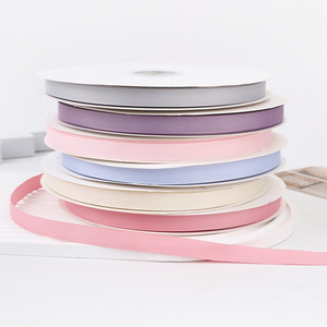 Nine Clouds Ribbed Ribbon 1.2cm Grosgrain Polyester Solid Color For DIY Bow Clothing Accessories - Product Image 1