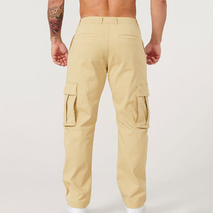 Pantalon cargo pour homme RNSHANGER, décontracté, grandes poches, couleur unie, sport, course à pied, pantalon long multi-poches, pantalon <span class=keywords><strong>de</strong></span> travail pour homme - Product Image 6