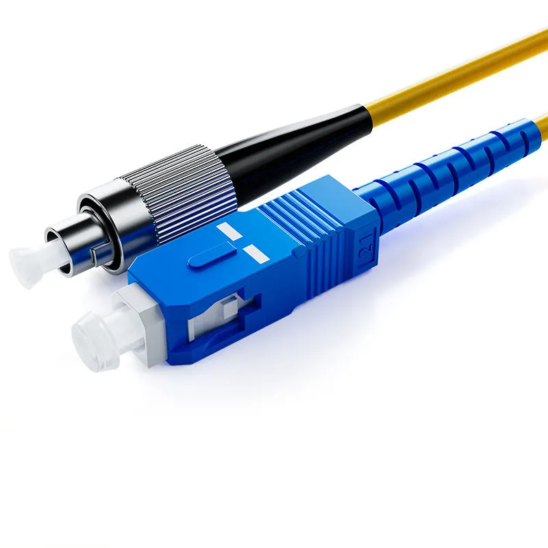 OS2 SC UPC vers FC UPC Simplex 2.0mm 1m Monomode PVC 2.0mm Câble à fibre optique Cordon de raccordement optique