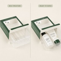 Caja de Exhibición para Cosméticos, Kit de Cartón Personalizado con Bandeja de Plástico, Fabricación Directa de Fábrica, Personalizable