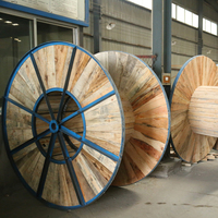 Bobinas de Acero y Madera Reforzadas de Gran Capacidad, Larga Duración, Personalizadas para Cables de Energía, Estándar de Exportación