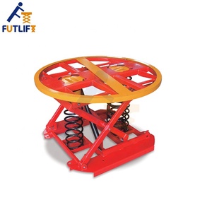 500kg ~ 2000kg thép Pallet Scissor Lift ROTARY mùa xuân Lift bảng điều kiện mới cho hội thảo nhà hàng khách sạn - Product Image 5