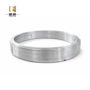 Bobina de <span class=keywords><strong>Aluminio</strong></span> para Aire Acondicionado Soft State 1050 1060 1100, Perfil en T Anodizado Plateado, Tubo Extruido, Decoraciones para Condensador - Product Image 4