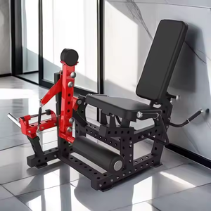 Uso comercial Nuevo diseño Entrenamiento Acero Gimnasio Equipo de fitness Placa Cargada Extensión de pierna Curl de pierna para gimnasio Club - Product Image 1