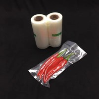 Rouleau de sacs de conservation sous vide en nylon YC en gros, sacs de congélation personnalisés gaufrés pour emballage alimentaire