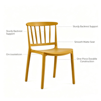 Chaise de salle à manger moderne en plastique avec accoudoirs et dossier ergonomique, légère, pour les écoles et les bureaux (vente en gros)