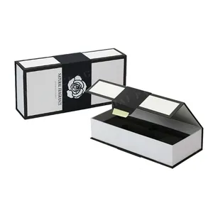 Gute Qualität benutzerdefiniertes Logo Baby-Magnet-Geschenkboxen faltbarer bedruckter Parfüm-Verpackungsbox aus Papier mit Deckel für kleine Unternehmen