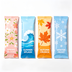 Sacs personnalisés imprimés scellés au dos pour barres glacées, emballage souple anti-givre pour aliments surgelés, vente en gros - Product Image 6