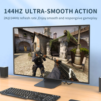 Câble DisplayPort bidirectionnel de 5m/8m avec connecteur mâle à mâle 1.2 gaine en PVC 4K/60Hz 2K/144Hz 1080P paire torsadée