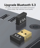 Adaptateur Nano USB BT5.3, clé Bluetooth pour connecter un casque, un clavier, une souris, un haut-parleur Bluetooth, Plug & Play, compatible avec Win11/10/8.1