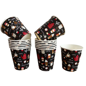 Gobelets à café jetables à prix le plus bas, vente en gros de gobelets à thé en papier écologiques 6oz 7oz - Product Image 5