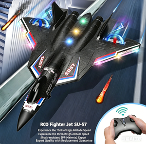<span class=keywords><strong>เครื่องบิน</strong></span>บังคับวิทยุ SJY-<span class=keywords><strong>SU57</strong></span> 2.4G พร้อมไฟ LED ของเล่นเครื่องบินร่อนบังคับวิทยุ โฟม EPP สำหรับเป็นของขวัญ - Product Image 4