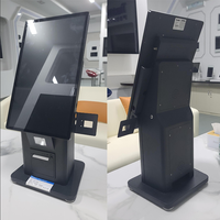 OEM restauration rapide 21.5 27 pouces imprimante de commande QR Code POS support Table support Android tactile Kiosque tablette pour libre-service