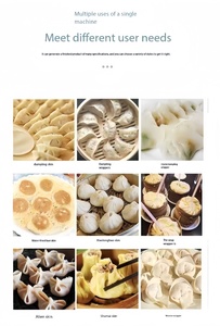 Machine automatique motorisée de table pour la fabrication de pâtons et enveloppes de produits à base de céréales (Papad, Momo, Empanada, Samosa, Gyoza, Wonton, Dumpling) pour usage domestique - Product Image 3
