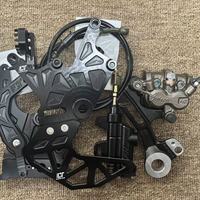 Kit de support de frein à double étrier renforcé CNC pour moto Light Bee, placement arrière, nouveau, argent, Chine