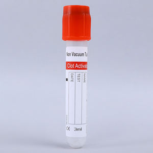 Tabung koagulasi koleksi darah vakum sekali pakai Rumah Sakit tabung Edta kepala merah Medis pabrik - Product Image 5