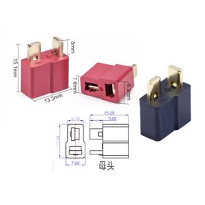 Juego de Conectores en T Chapados en Oro AM1015-M AM1015-F de Amass, Corriente Continua de 20A para Batería LiPo RC - Product Image 6