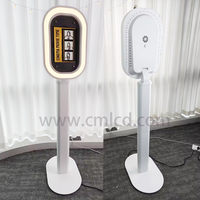 Machine Photobooth Portable avec Lumières LED Colorées et iPad, Équipée d'un Flight Case – Idéale pour Événements et Réseaux Sociaux, Prix Abordable