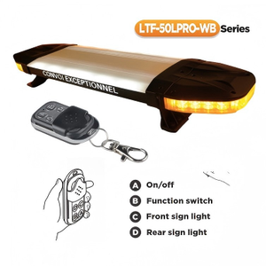 Nouvelle barre lumineuse LED de haute qualité ambre 3 fonctions 12-24V IP65 étanche 1200 lumens 66W garantie 2 ans pour camion de pompiers <span class=keywords><strong>ambulance</strong></span> - Product Image 4