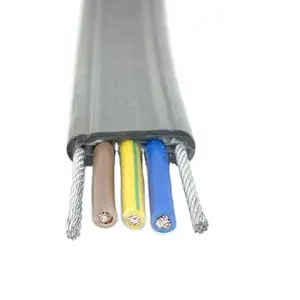 Faisceau de câbles personnalisable, câble assorti pour ascenseur, fil plat spécifique pour ascenseur TVVB 18*0.75mm câble plat