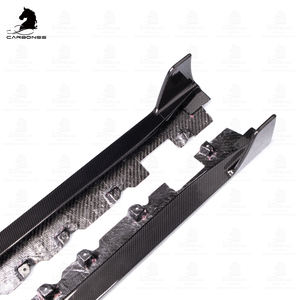 Kit carrosserie automobile jupes latérales en fibre de carbone style TOM pour TOYOTA SUPRA A90 2019 + - Product Image 6