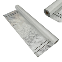 Membrane d'isolation thermique en aluminium laminé avec PE, renforcée avec une maille en PE, matériau d'isolation en mousse enduite