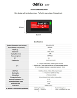Module d'affichage à encre électronique étanche IP54 de 2,66 pouces avec résolution 296*152