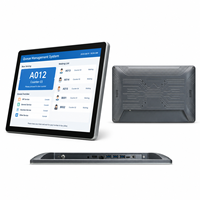 Écran tactile étanche IP65 de 15,6 et 21,5 pouces, moniteur tactile Android avec barre lumineuse