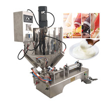 Máquina Semiautomática para Llenado de Pasta con Tolva de Calentamiento y Mezcla para Salsas de Alta Viscosidad