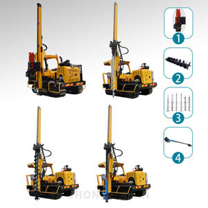 Machines de forage solaires montées sur chenilles à performance stable <span class=keywords><strong>pour</strong></span> le forage de roches dures / Machine de forage hydraulique <span class=keywords><strong>pour</strong></span> pieutage - Product Image 4