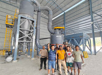 Molino Raymond de Rodillos de Alta Presión YGM4121 para Barita, 5-35 T/H, 200-425 Mallas, para Producción de Calcita, Dolomita y Caolín