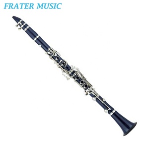 <span class=keywords><strong>Clarinete</strong></span> <span class=keywords><strong>de</strong></span> ébano, 17 k, Bb, tono Bb, 17 teclas, con llaves chapadas en plata (JCL-130) - Product Image 1