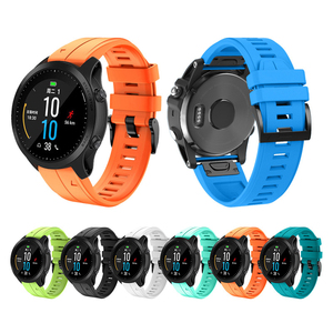 Bracelet de montre en silicone Upro QuickFit pour Garmin Fenix 8 7X 6X 5X 3 HR Sport, bracelet de remplacement 22 mm 26 mm, bracelet étanche - Product Image 1