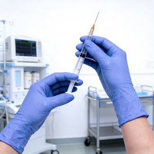 AIC Puderfreie Latexfreie Logo-Anpassbare Einweg-Nitrilhandschuhe für Medizinische Untersuchungen - Product Image 3