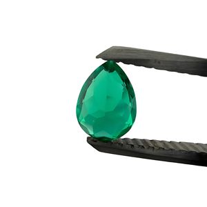 Peras esmeralda de Zambia cultivadas en laboratorio, piedras preciosas sueltas hidrotermales en forma de pera para joyería, Esmeraldas creadas de 3x4mm a 12x20mm - Product Image 2