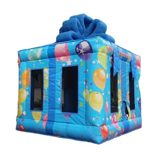 Hot selling inflatable bouncer gift box inflatable bouncy game wedding party event photo inflatable castle for kids