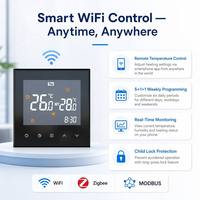 Termostato Digital Programable para Calefacción por Suelo Radiante, Controlador Inteligente de Temperatura Ambiente para Sistema de Calefacción Eléctrica de Agua