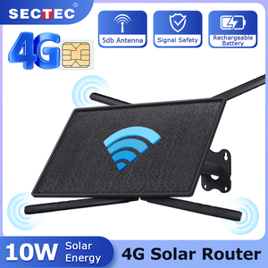 10W năng lượng mặt trời bảng điều khiển 150 Mbps DL 50 Mbps UL ltecat4 <span class=keywords><strong>Router</strong></span> phổ rộng phạm vi tín hiệu <span class=keywords><strong>Router</strong></span> ngoài trời <span class=keywords><strong>4G</strong></span> <span class=keywords><strong>LTE</strong></span> <span class=keywords><strong>Sim</strong></span> Thẻ năng lượng mặt trời <span class=keywords><strong>Router</strong></span> - Product Image 2
